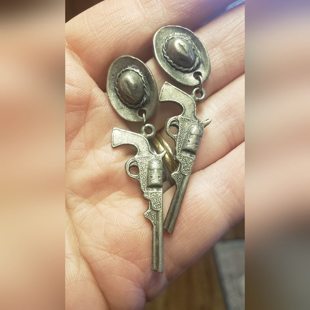 Vintage western style earrings